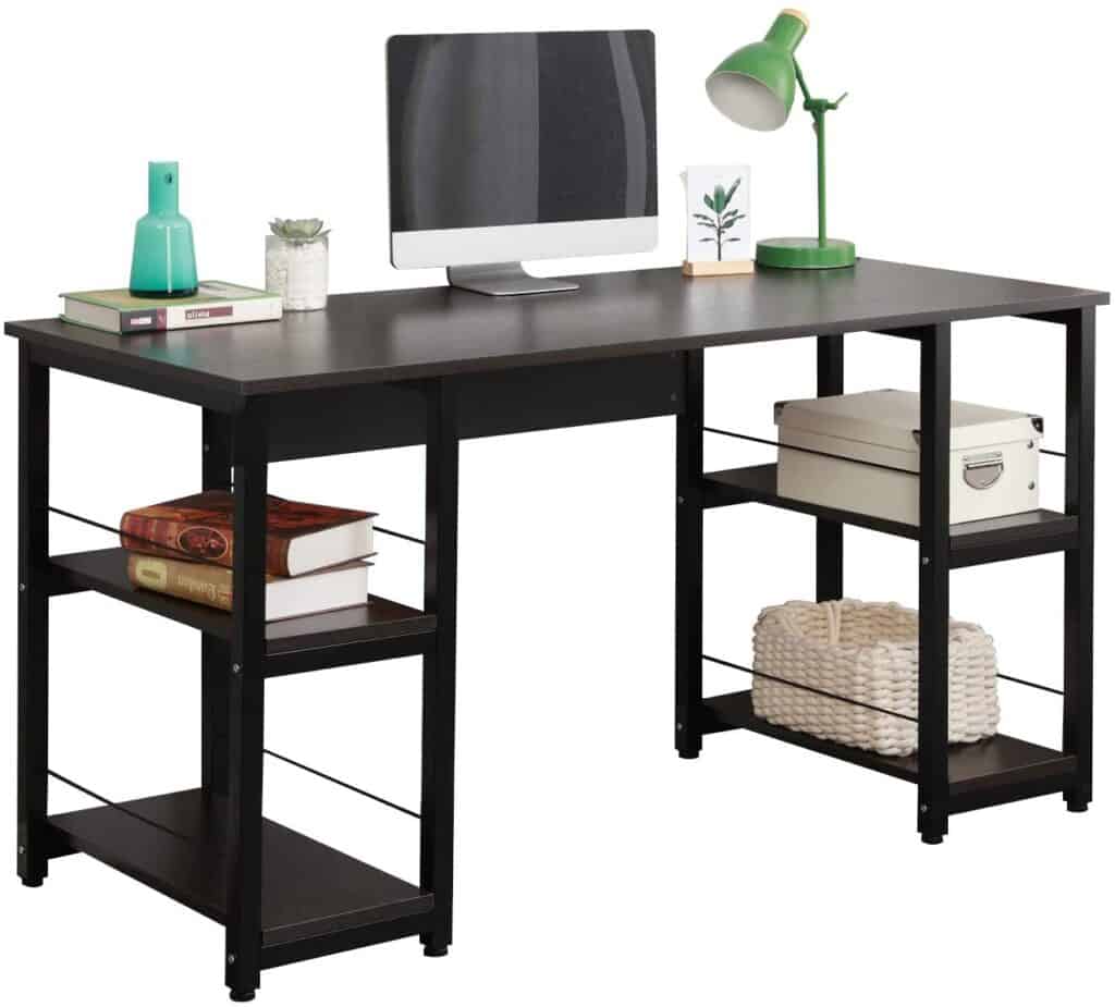 Elegant Black Colored Work Desk for Home Office 
