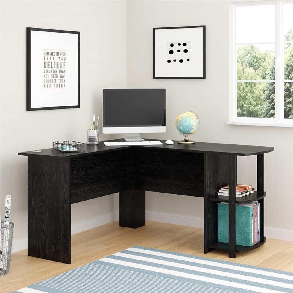 Minimal Corner Desk Setup