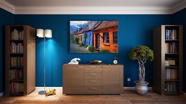 Blue Wall Color for Home Office