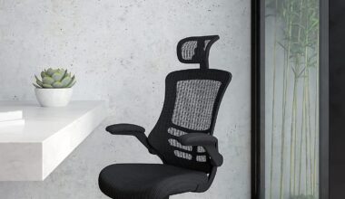 Office Chair with Headrest