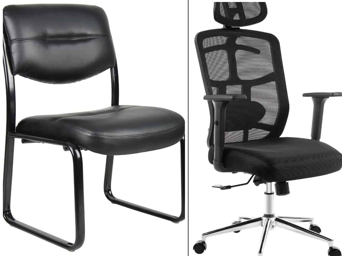 Office Chair Without Wheel Vs With Wheels