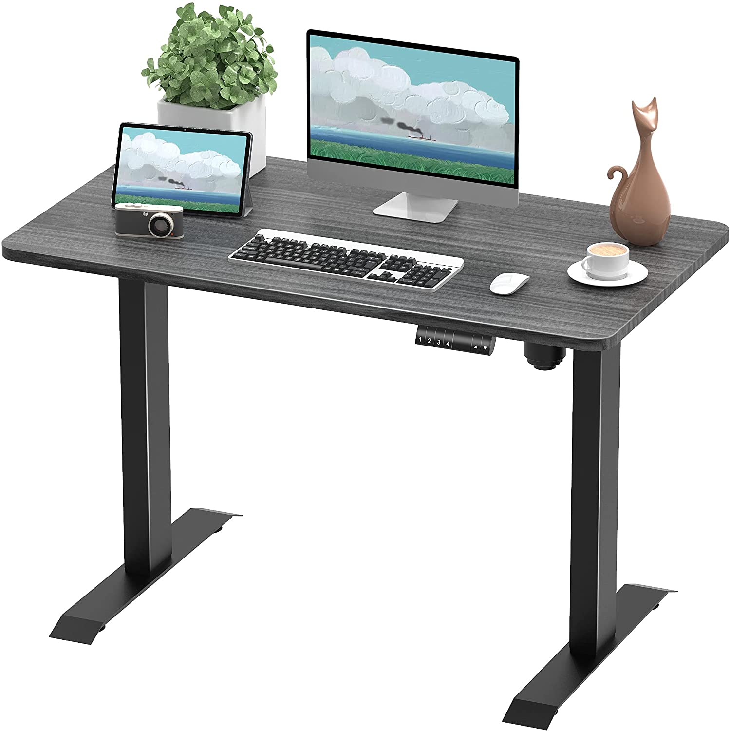 A height adjustable desk 