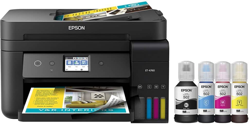 Epson EcoTank ET-4760 Wireless Color All-in-One