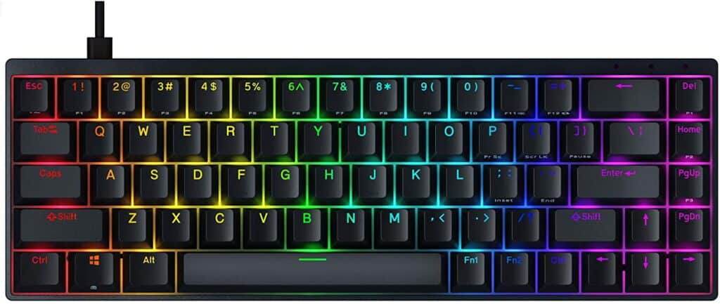 Durgod Hades 68 RGB Mechanical Gaming Keyboard - 65% Layout 