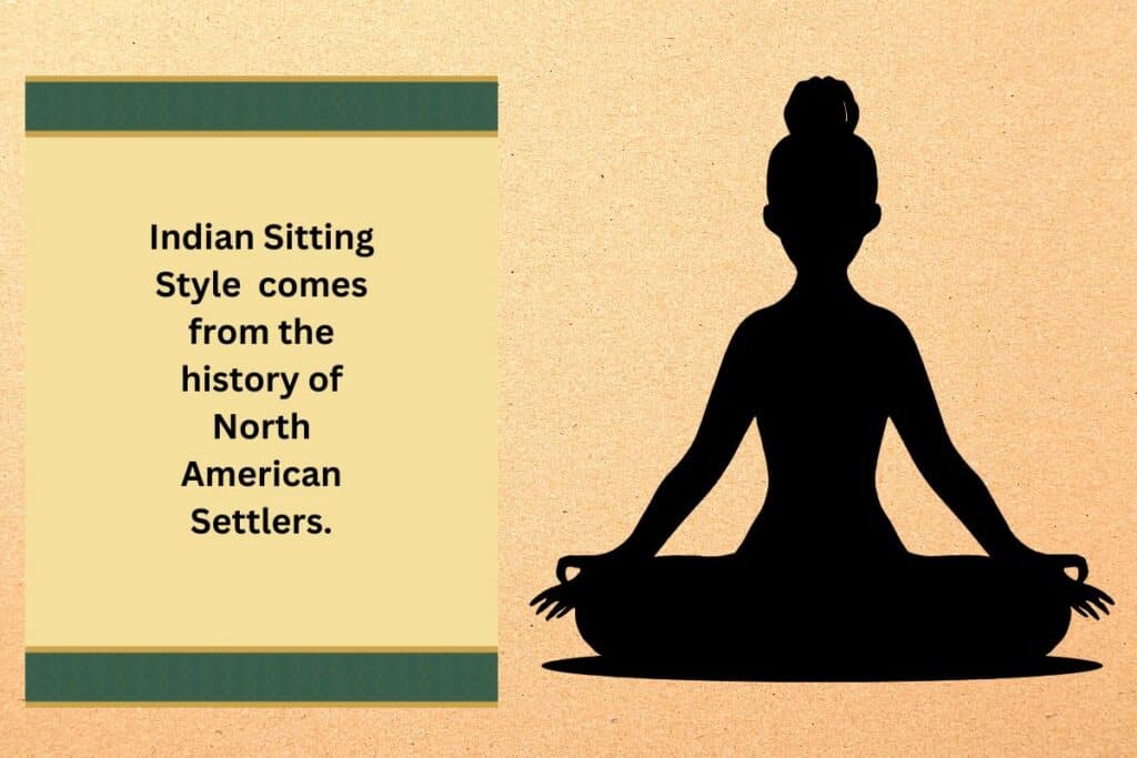 history of indian sitting style