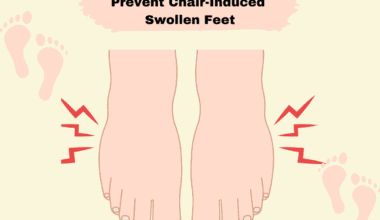 Prevent chair-induced swollen feet