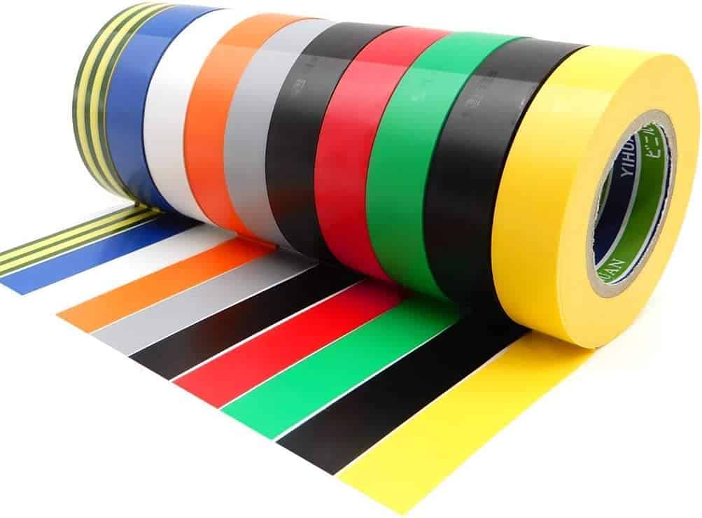 Electrical tapes come in wide range of colors which enhances the cable management. 