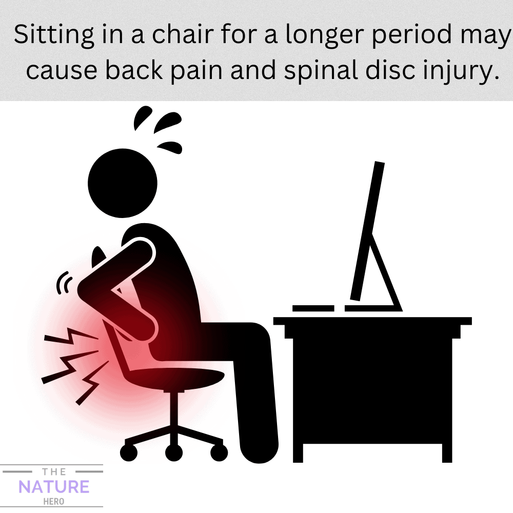 back pain while sitting in a chair