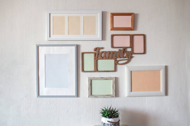 Frames on the walls