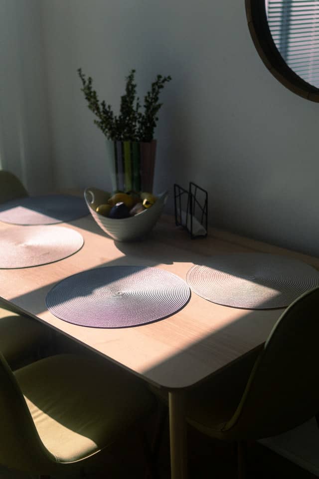 Table mat as mousepad