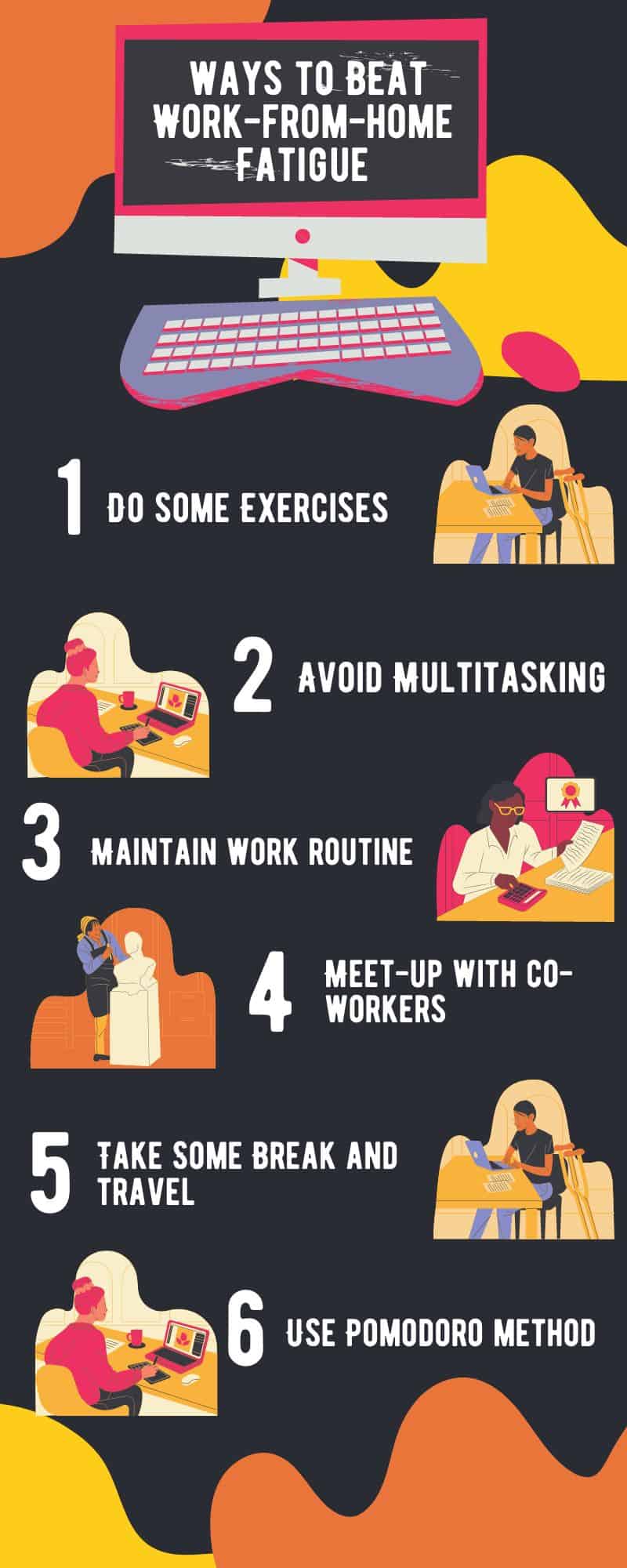 Ways to beat work from home fatigue