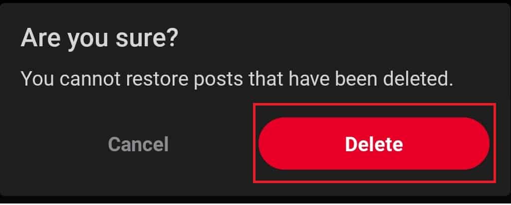 Post Are You Sure Delete Reddit
