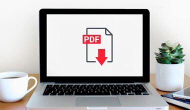 Save a file as pdf