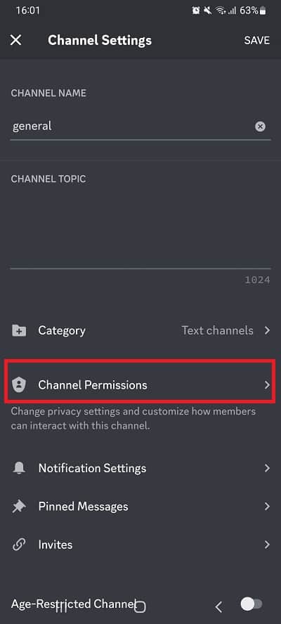 Channel Settings Channel Permissions Discord