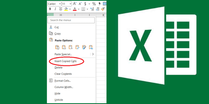 How To Insert Copied Cells In Excel