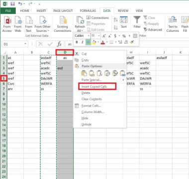 How To Insert Copied Cells In Excel? - The Nature Hero