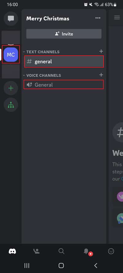 Server Text Voice Channel Discord