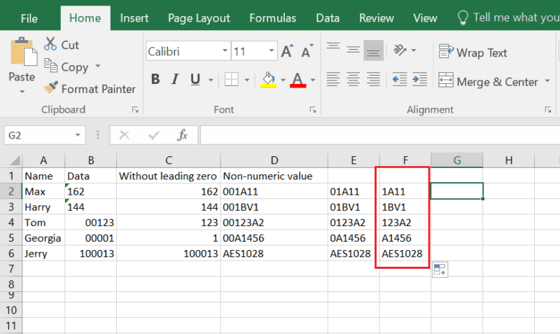 How to Remove Leading Zeros in Excel? [7 Easy Methods] - The Nature Hero