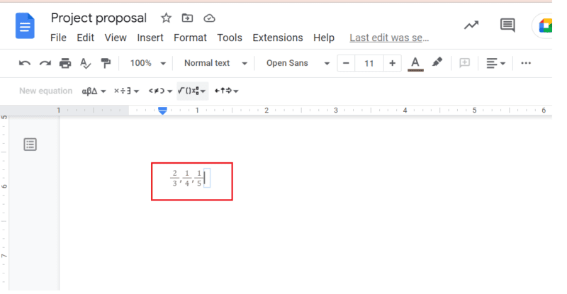 How to Make a Fraction in Google Docs? [6 Different Ways] - The Nature Hero