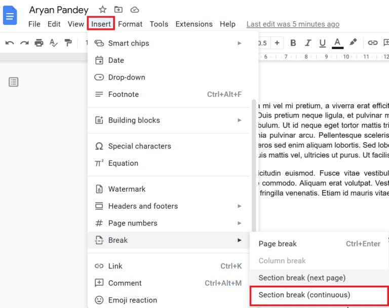 How to Make One Page Landscape in Google Docs? - The Nature Hero