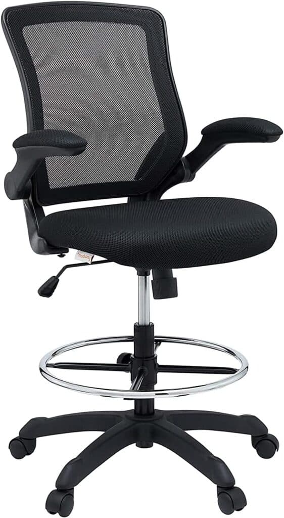Modway Veer Flip-Up Arm Drafting Chair