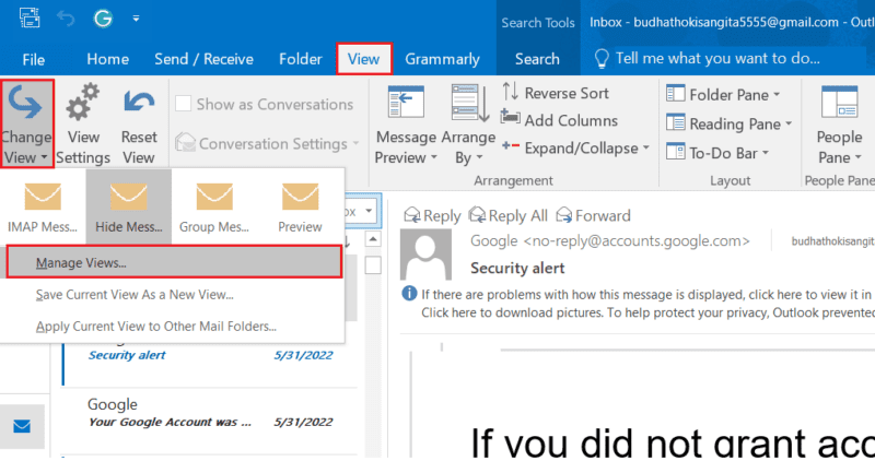 How to Change Outlook View? [Step-By-Step Guide] - The Nature Hero