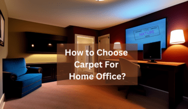 choose carpet for home office