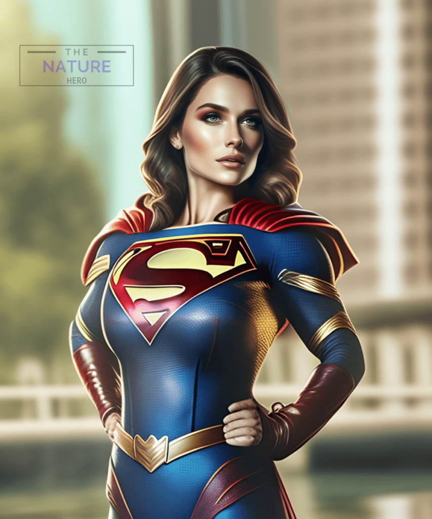 superwoman image created by stable diffusion