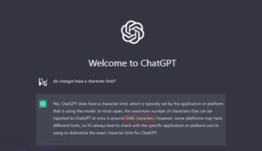 ChatGPT character limit