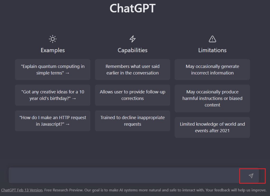 No features of Voice Command in ChatGPT 