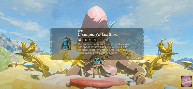 How To Upgrade Champions Leathers In TotK The Nature Hero   2 Start Upgrade Champions Leather 800x370 