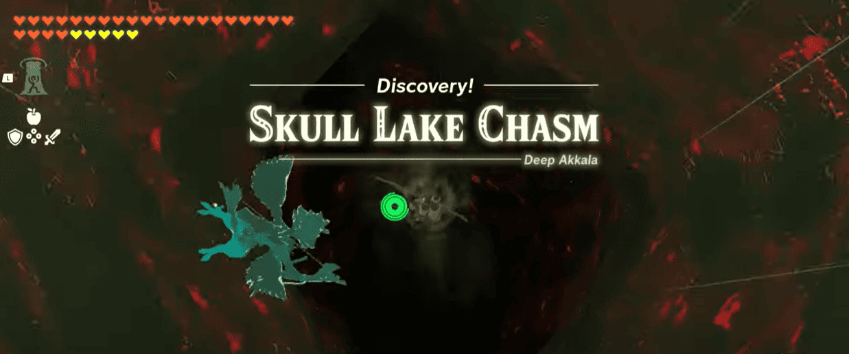 Skull lake chasm