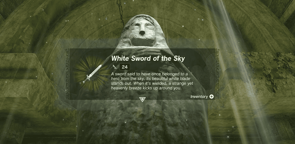 White sword Of The sky break