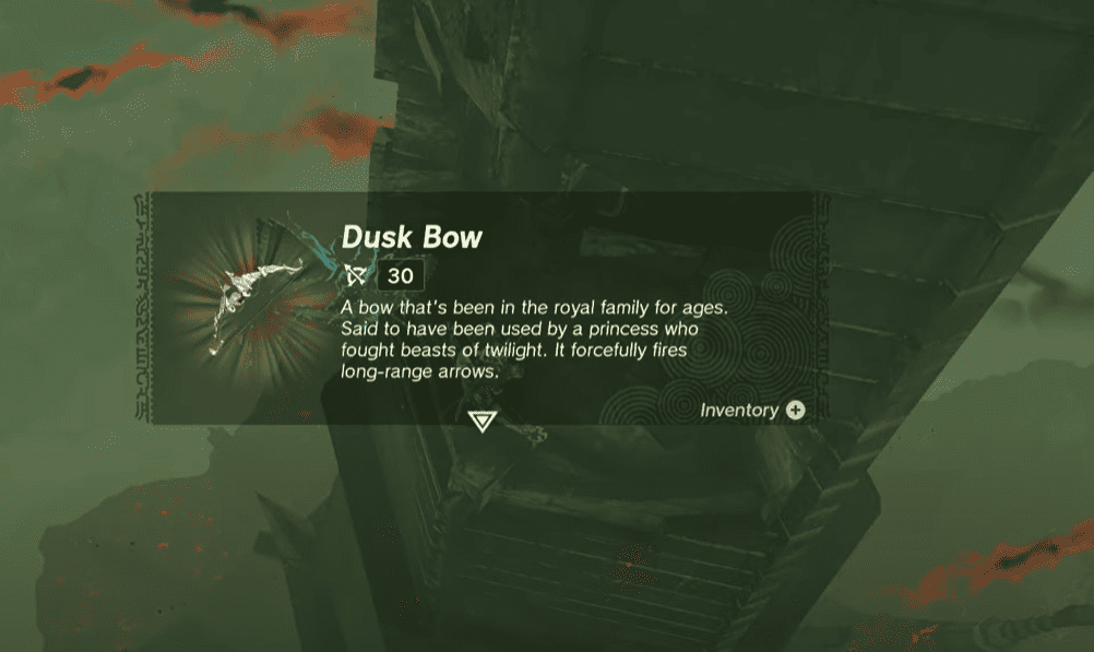 Dusk Bow break totk