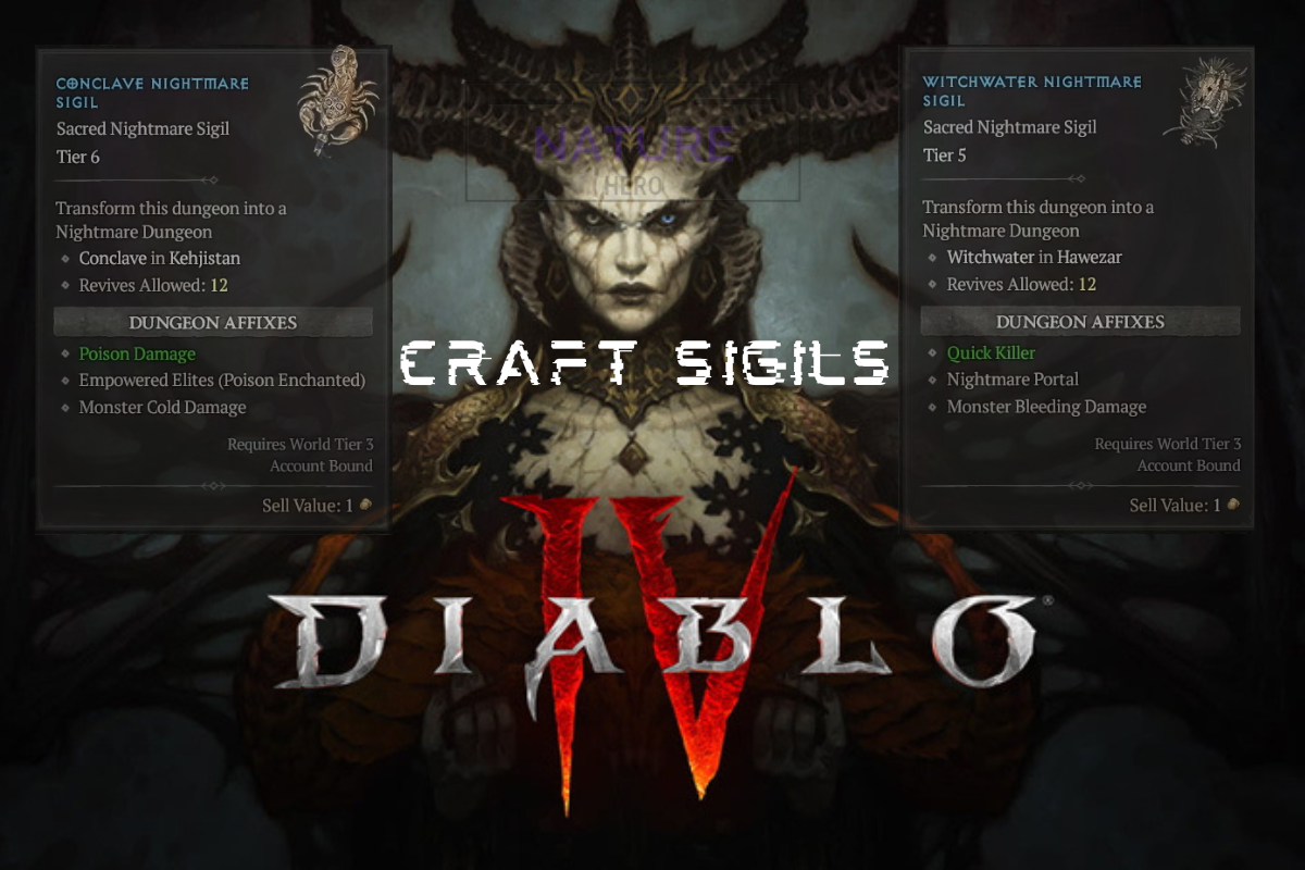 Why Can't You Craft Sigils In Diablo 4? - The Nature Hero