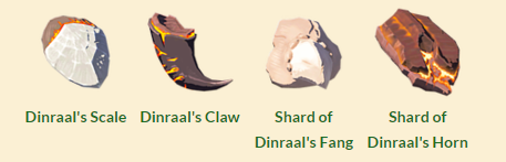 Materials Dropped By Dinraal