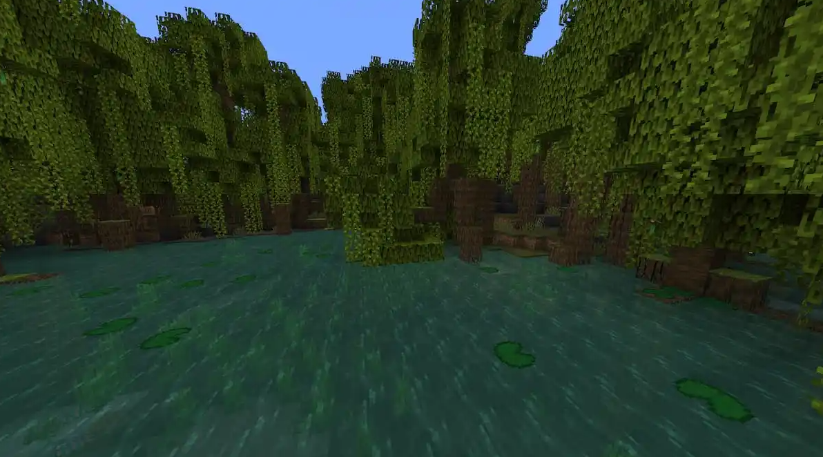 Mangrove Swamp In Minecraft.