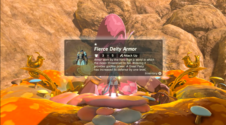 Upgraded fierce deity armor