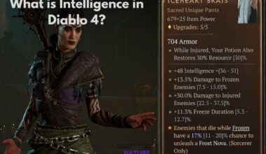What is intelligence in Diablo 4?