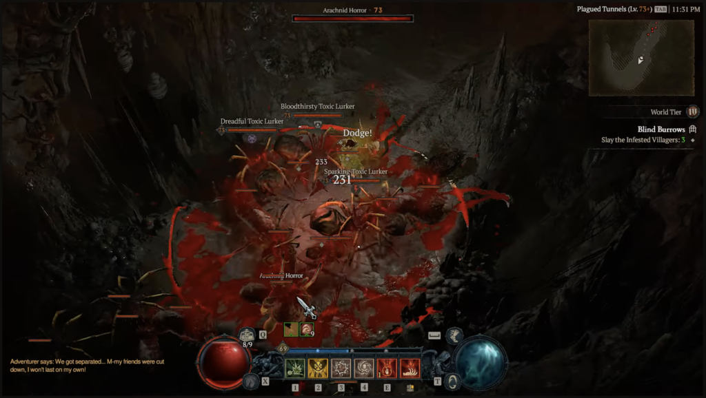 blighted burrows fight diablo 4