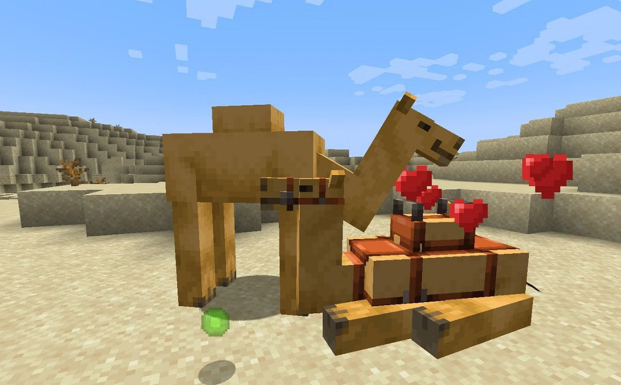 Two Camels In Minecraft