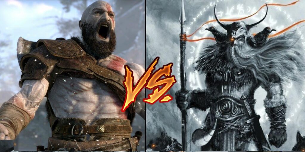 gow kratos vs odin