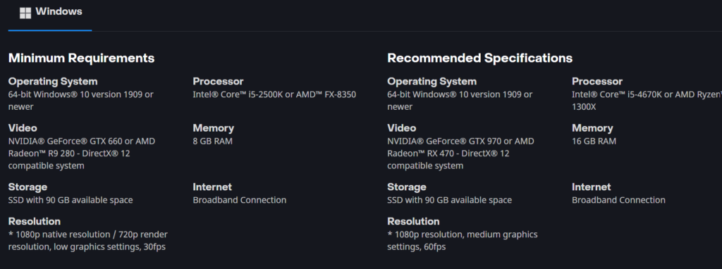 system requirements of diablo 4