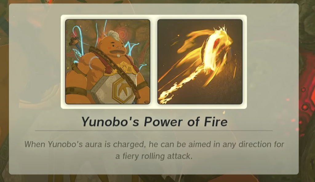 totk yunobo's power of fire