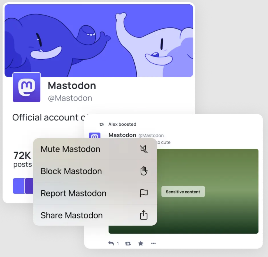 Control mastodon