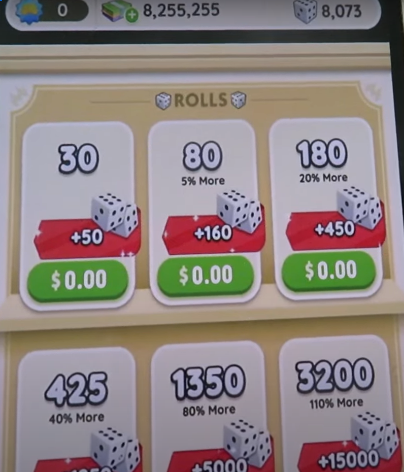 Monopoly Go Free Dice Roll Glitch
