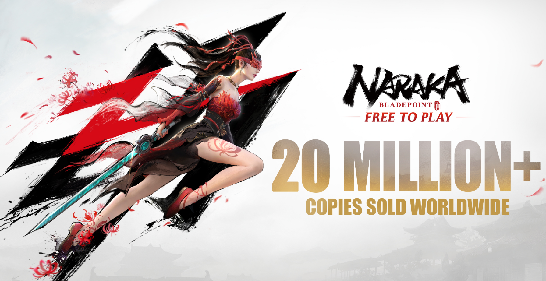 20 million copies sold Naraka bladepoint