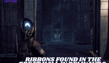 Ribbons Found In The Great Hall In Remnant 2.