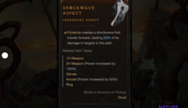 Farm Shockwave Aspect In Diablo 4