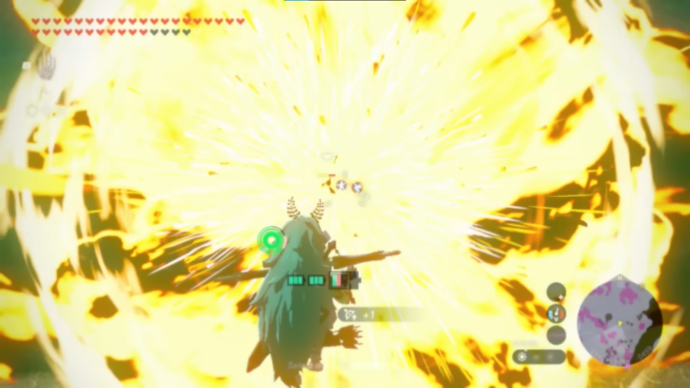 Hitting Lynel with bombs
